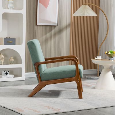 Mandela 1-Seater Fabric Accent Chair - Green - With 2-Year Warranty